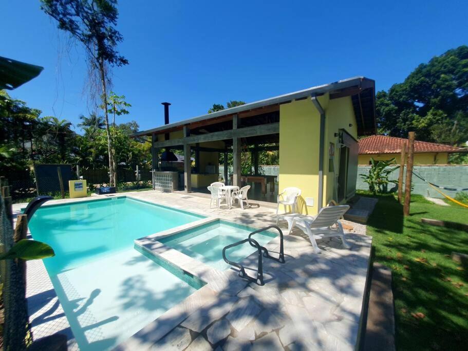 Casa Itamambuca frente ao mar Ubatuba Exterior foto