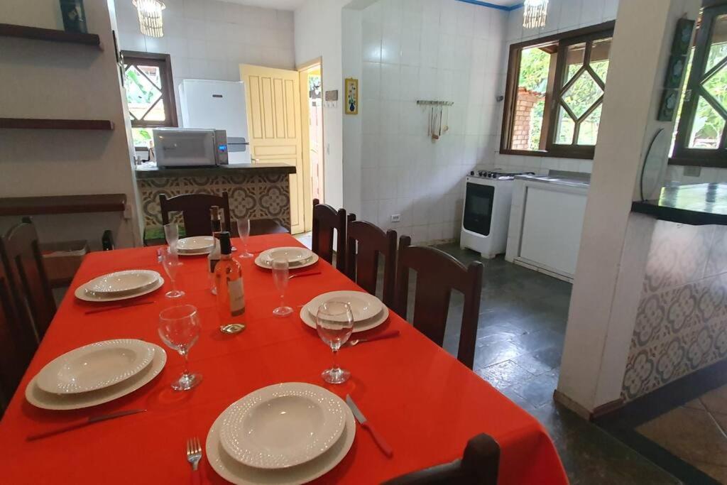 Casa Itamambuca frente ao mar Ubatuba Exterior foto